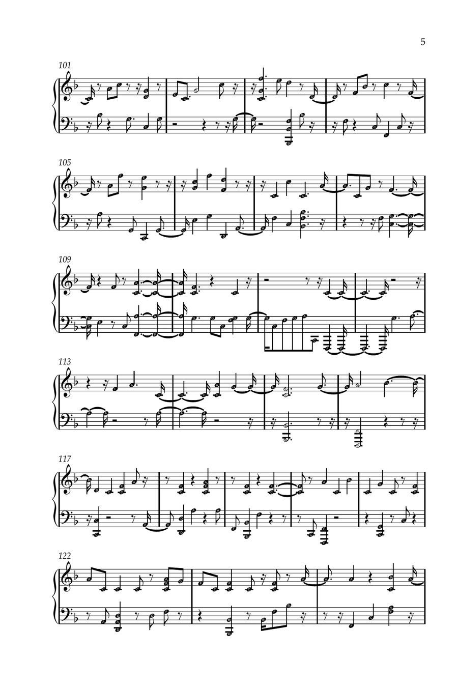 Man Of Sorrows Man Of Sorrows Easy Piano scores gallery preview page 5