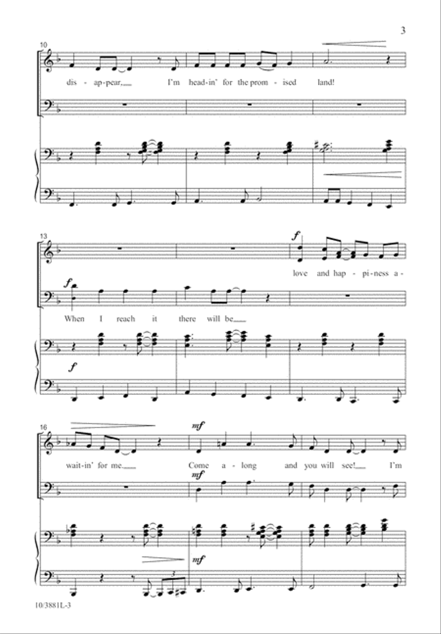 Promised Land 3-Part scores gallery preview page 4