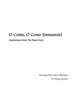 Book cover for Christmas for String Quartet: O Come, O Come Emmanuel