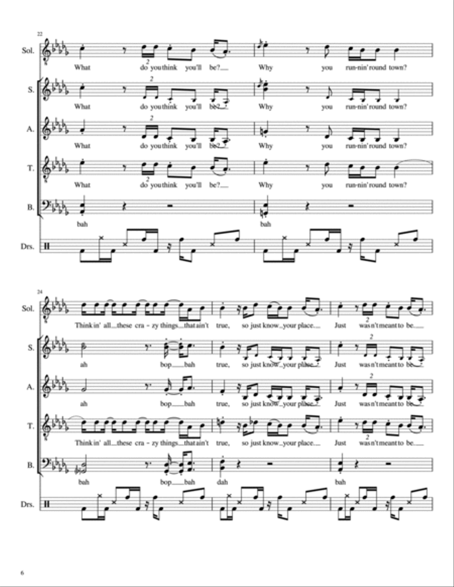 Black And White Divisi scores gallery preview page 6