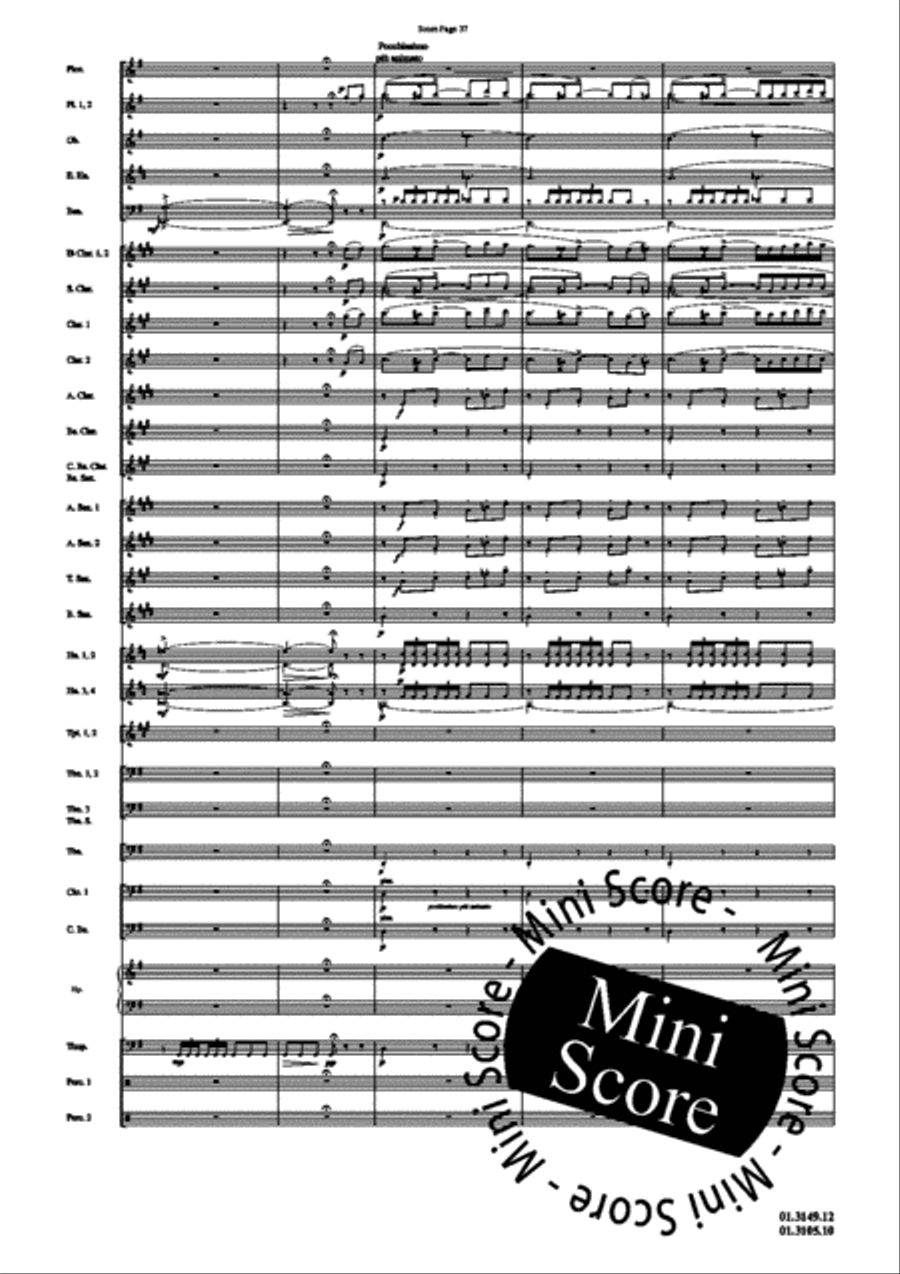 Scheherazade Concert Band scores gallery preview page 161