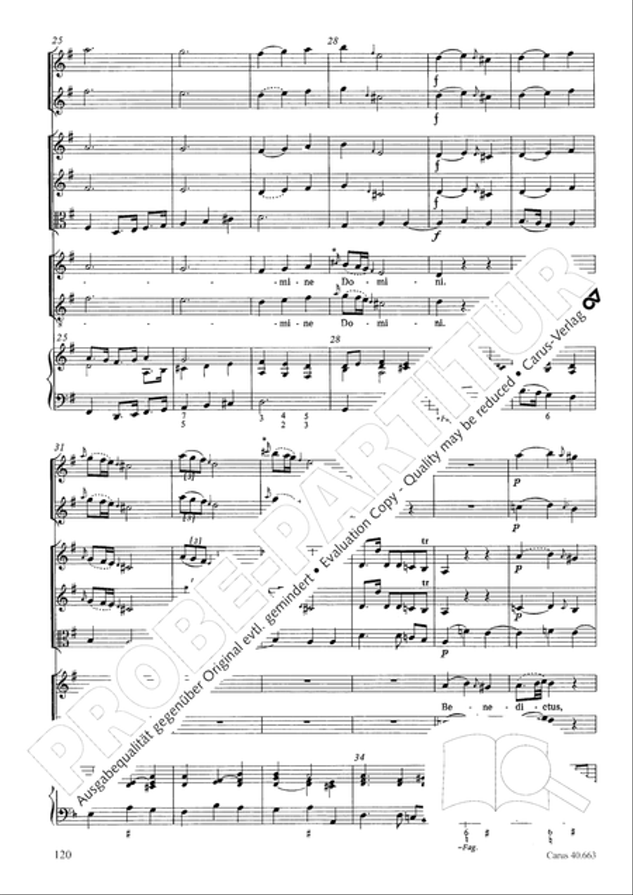 Mass in D minor (Missa in d) ATB scores gallery preview page 136