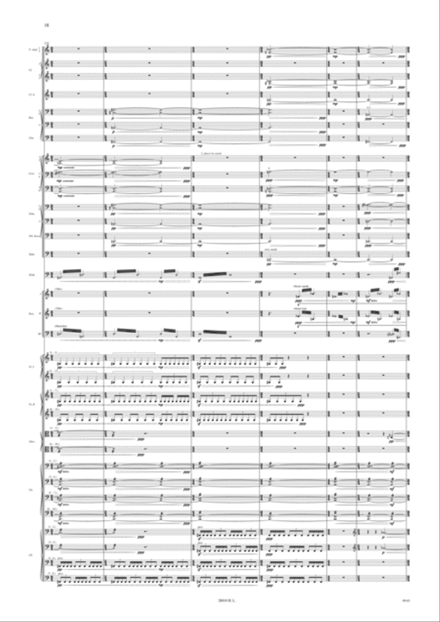 Le Cypres Blanc Orchestra scores gallery preview page 15