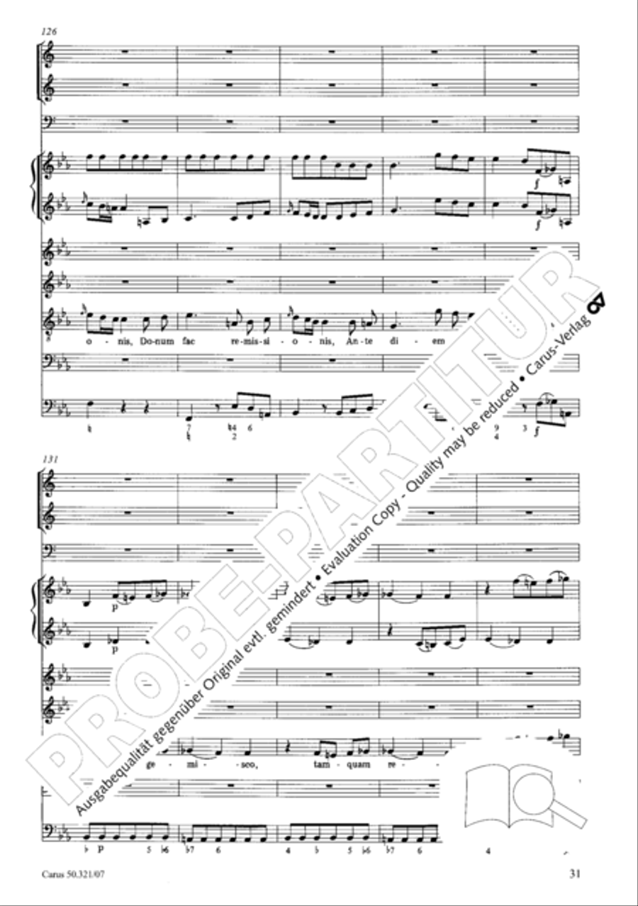 Requiem in C minor Requiem in C minor 4-Part scores gallery preview page 38