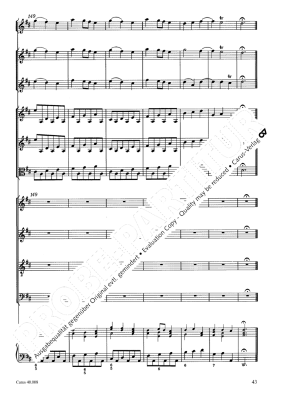 Introduzione e Gloria 4-Part scores gallery preview page 44