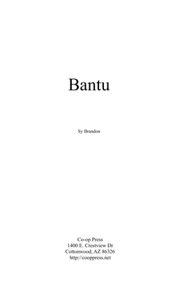 Bantu