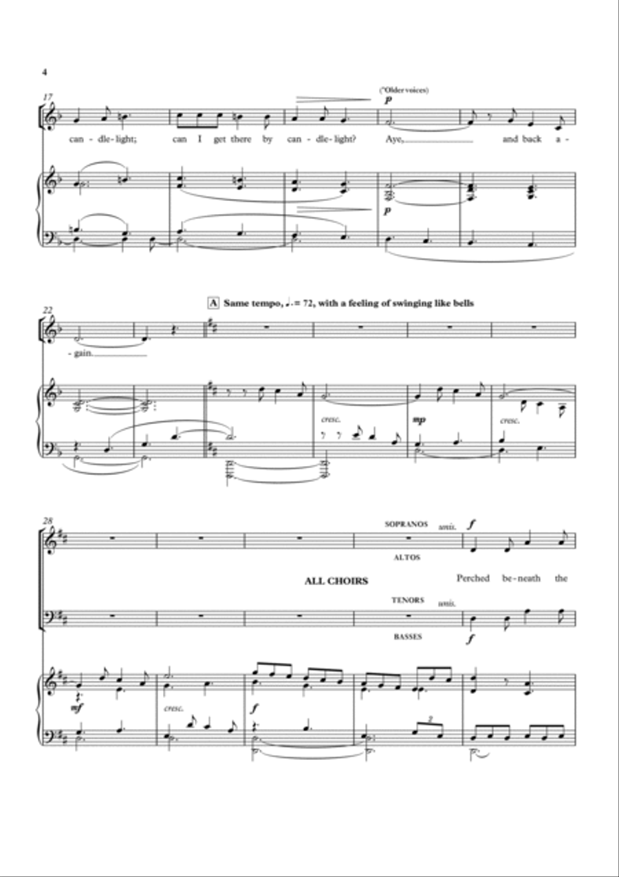London Town 4-Part scores gallery preview page 4