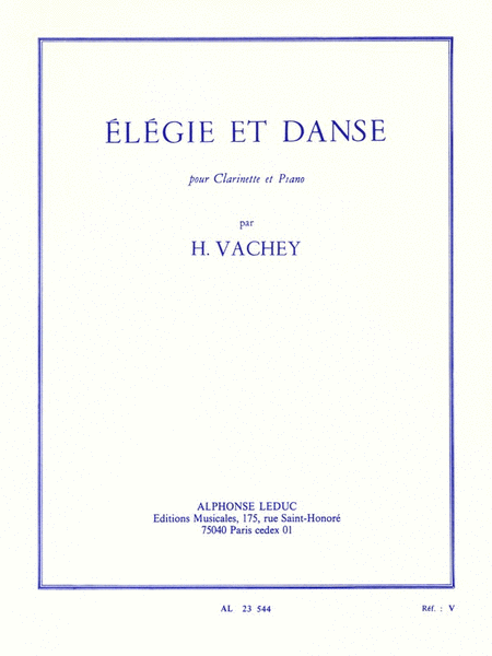 Elegie Et Danse (clarinet & Piano)
