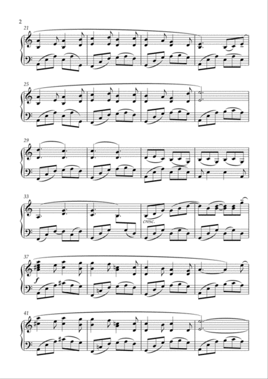 Journey's End Journey's End Piano Solo scores gallery preview page 2