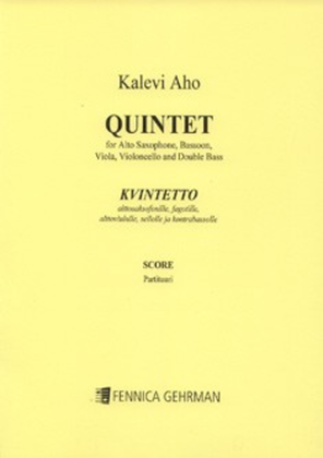 Quintet for Alto Saxophone, Bassoon, Viola, Cello and Double Bass