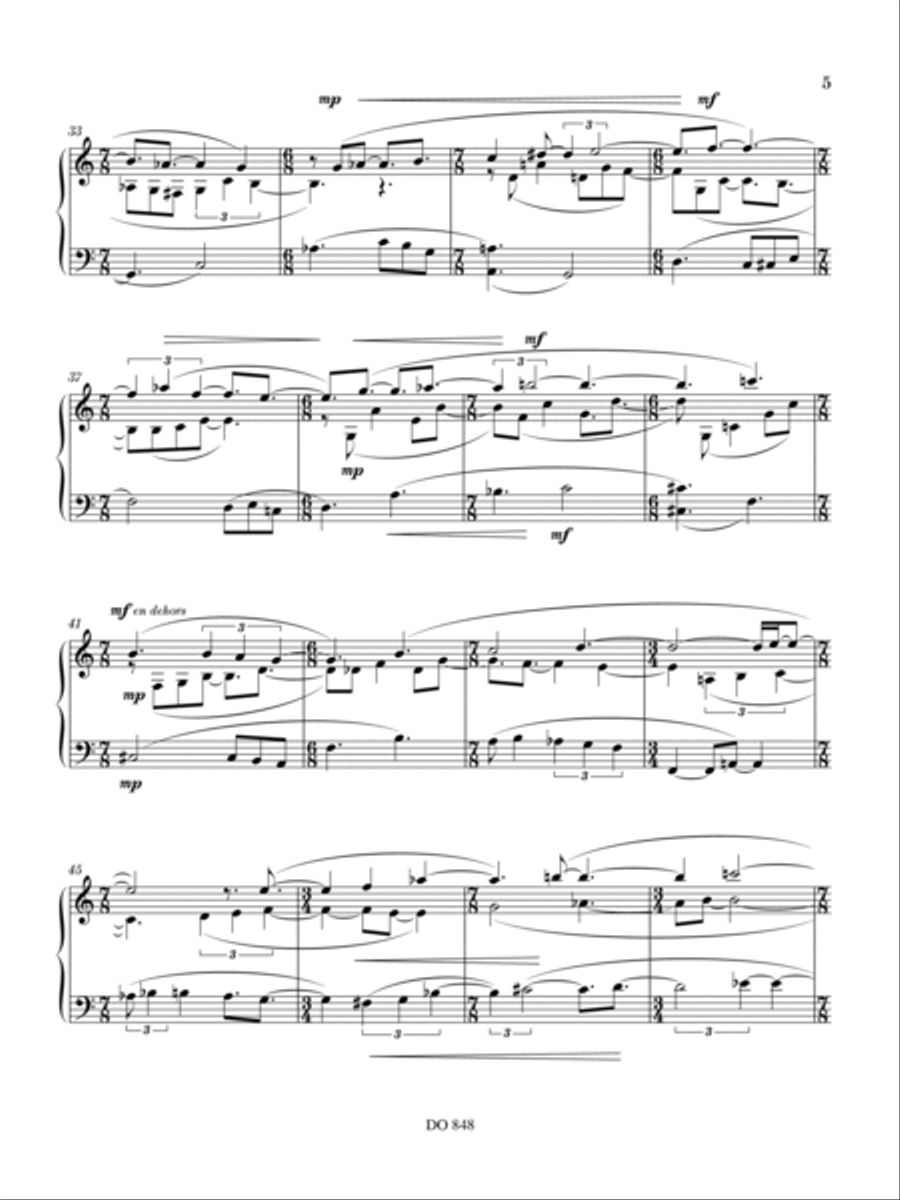 Six Earth Figures Piano Solo scores gallery preview page 5