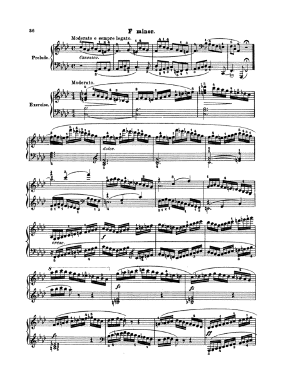 Clementi: Preludes and Exercises Piano Method scores gallery preview page 1
