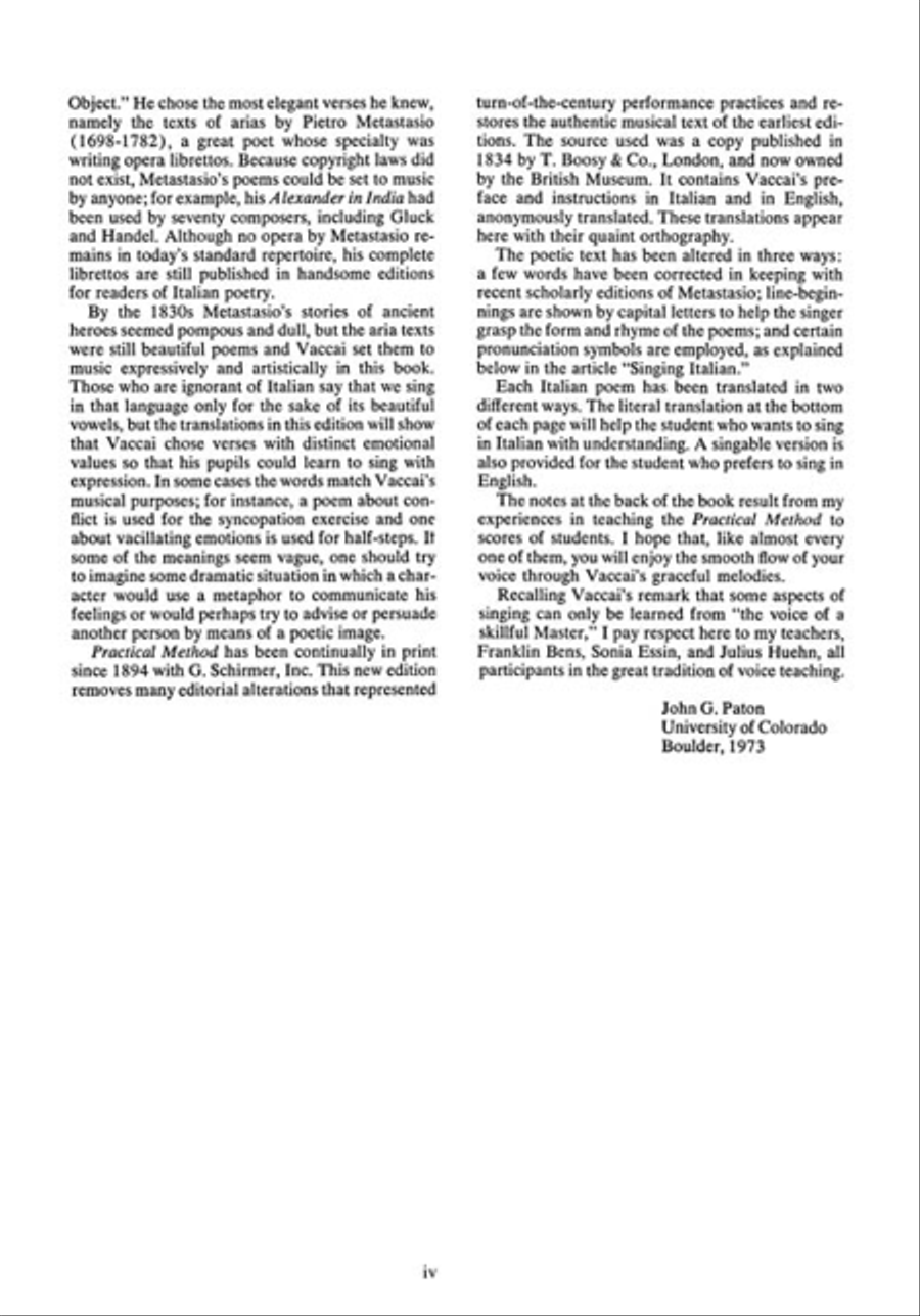 Vaccai: Practical Method of Italian Singing Voice Solo scores gallery preview page 5