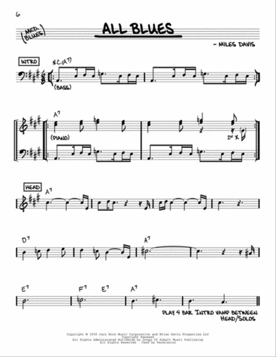 The Miles Davis Real Book - Second Edition B-Flat Instrument scores gallery preview page 4