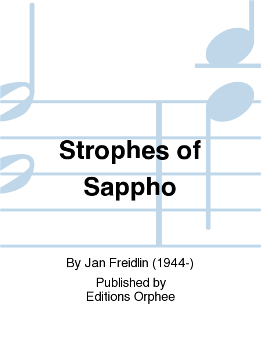 Strophes Of Sappho Strophes Of Sappho Harp scores gallery preview page 1