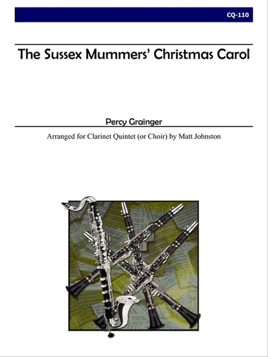 Sussex Mummers Christmas Carol for Clarinet Quintet Clarinet Quintet scores gallery preview page 1