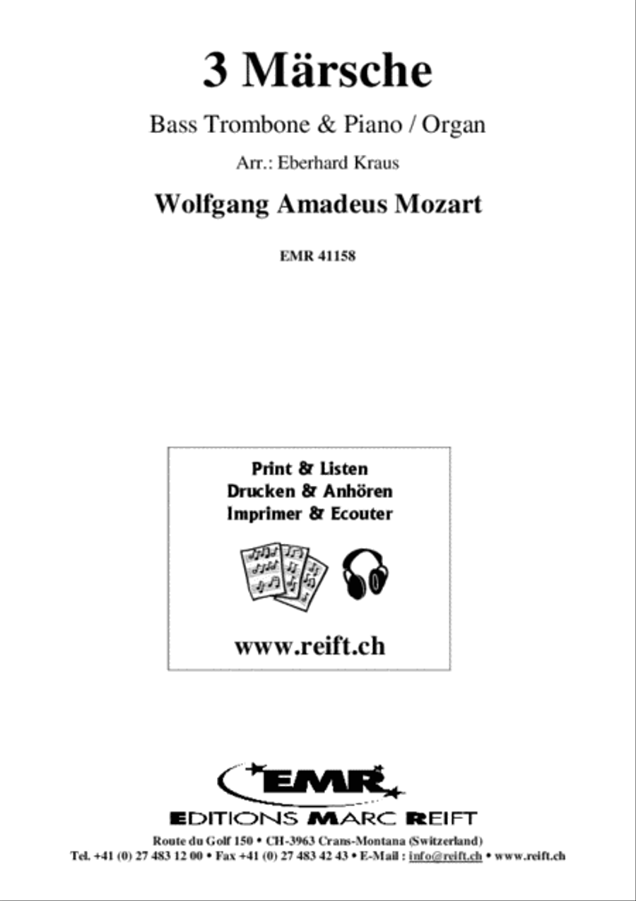 3 Marsche 3 Marsche Trombone scores gallery preview page 2