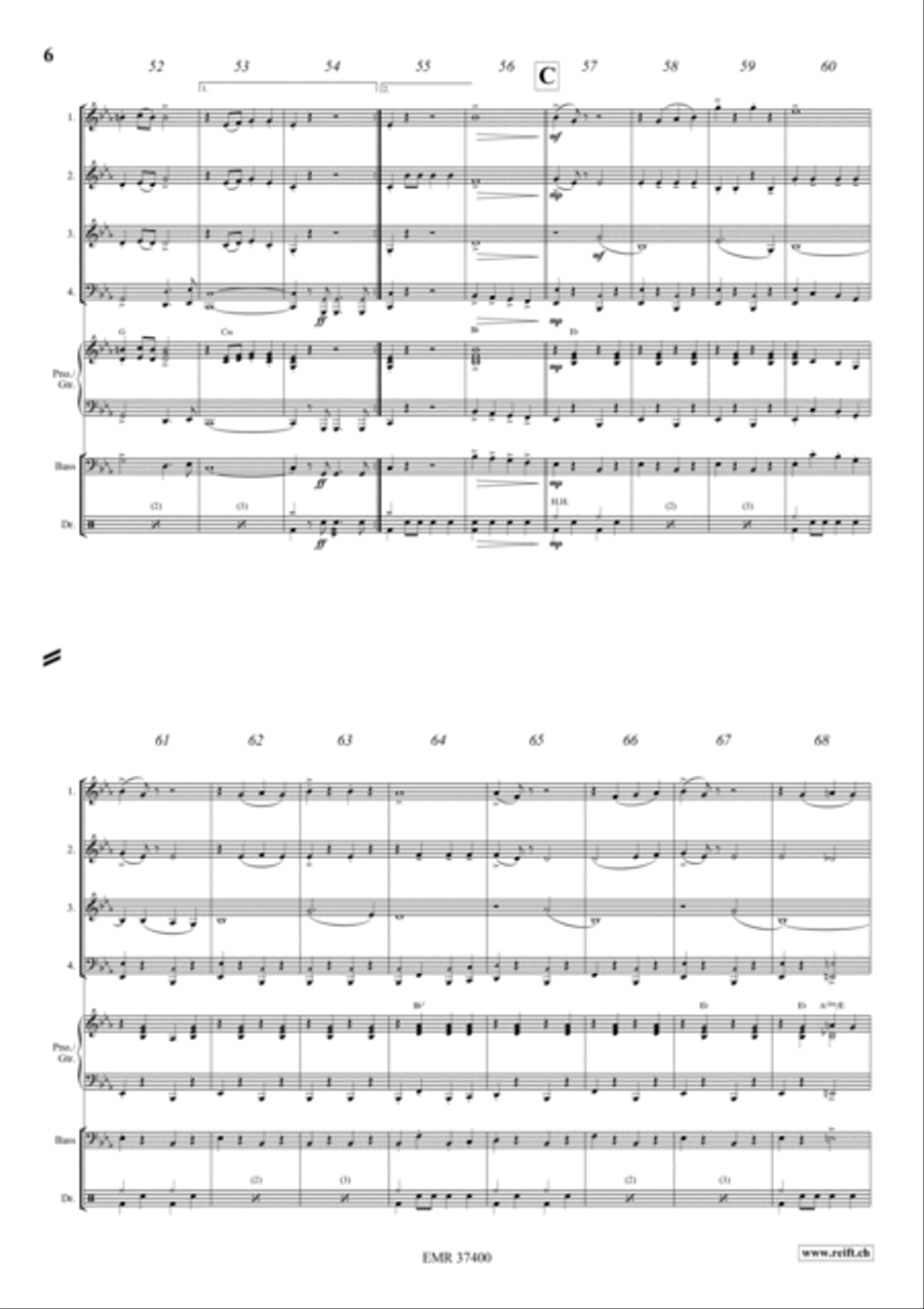 Colonel Bogey Woodwind Quartet scores gallery preview page 5