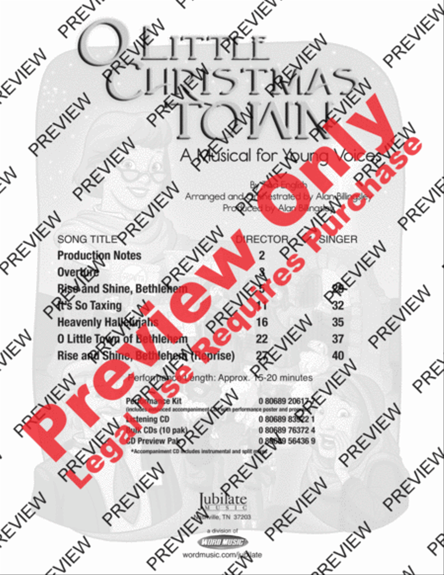 O Little Christmas Town O Little Christmas Town Choir scores gallery preview page 2