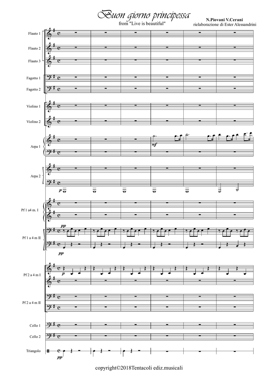 Buongiorno Principessa Small Ensemble scores gallery preview page 1