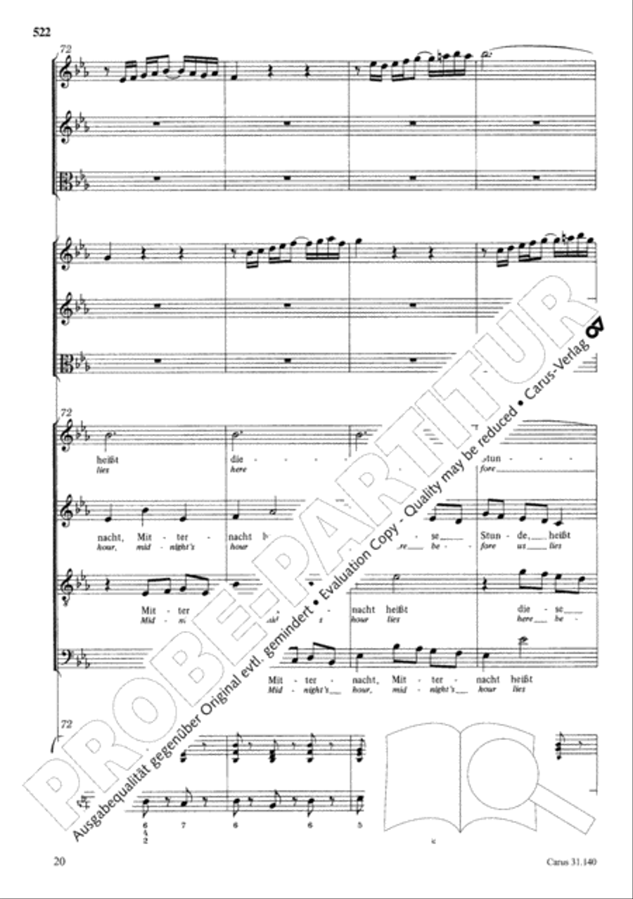 The Complete Sacred Vocal Works (Das geistliche Vokalwerk) Voice scores gallery preview page 523