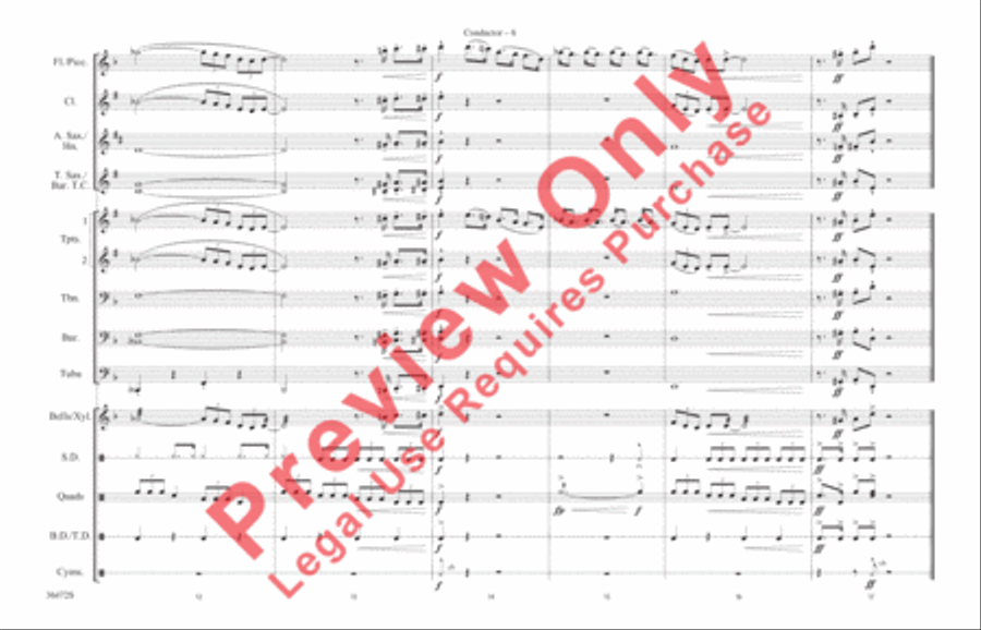 Cartoon Capers Marching Band scores gallery preview page 7