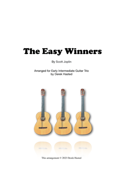 The Easy Winners (Scott Joplin) - for 3 guitars or large ensemble image number null