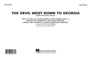 Book cover for The Devil Went Down to Georgia - Full Score