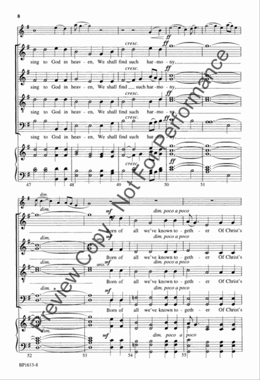 We Are Trav'lers on a Journey 4-Part scores gallery preview page 9