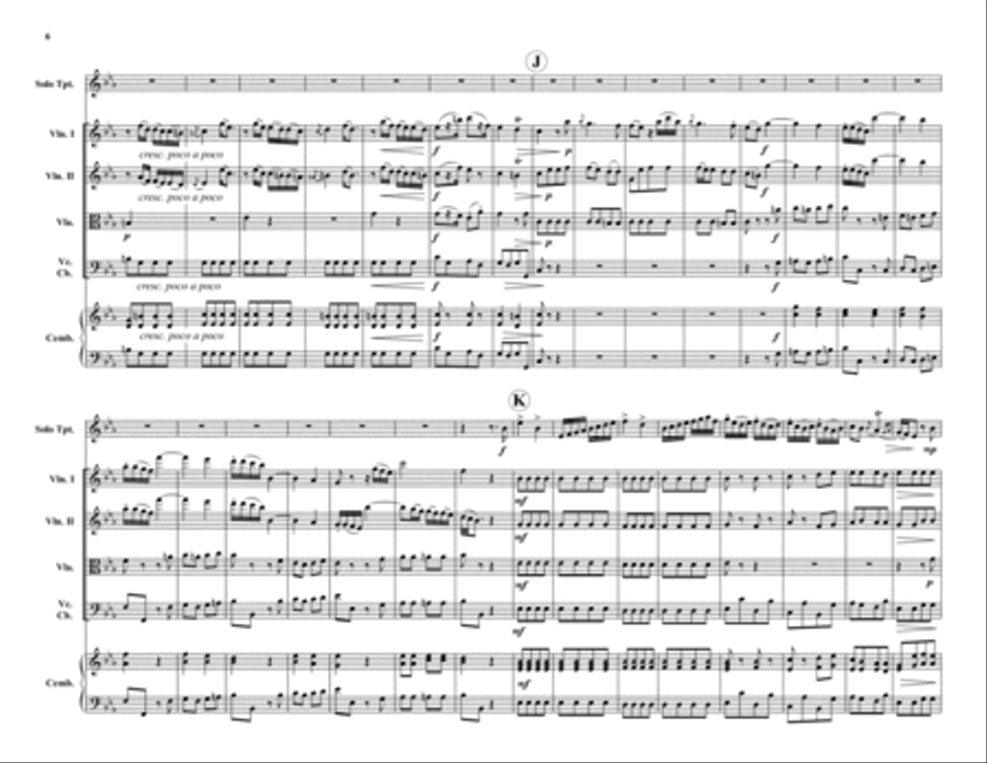 Concerto in Eb Chamber Orchestra scores gallery preview page 6
