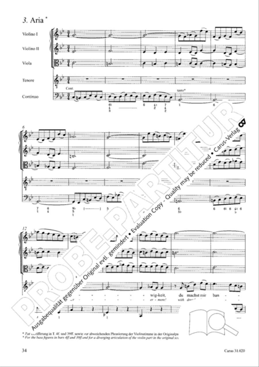 Eternity, thou thundrous word (O Ewigkeit, du Donnerwort) ATB scores gallery preview page 35