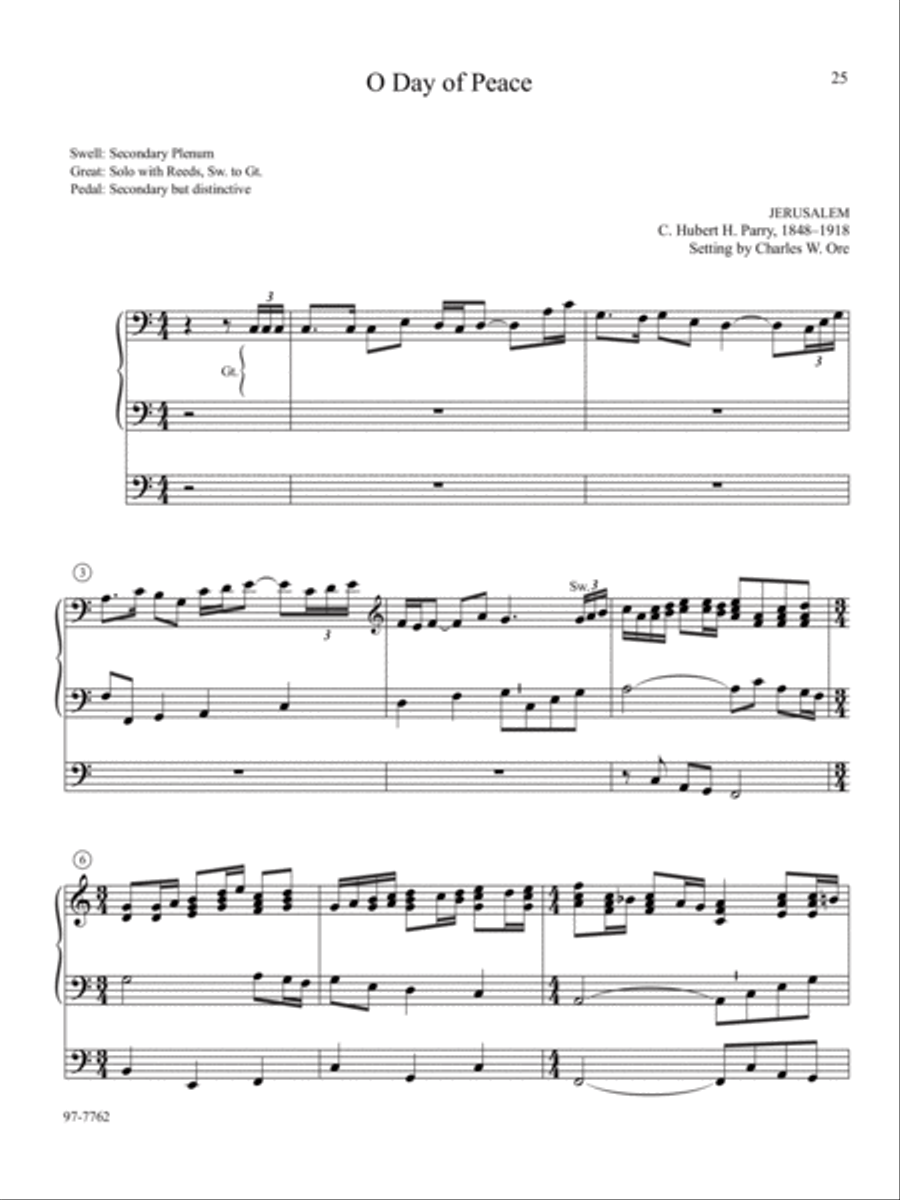 Eleven Compositions for Organ, Set X Organ scores gallery preview page 5