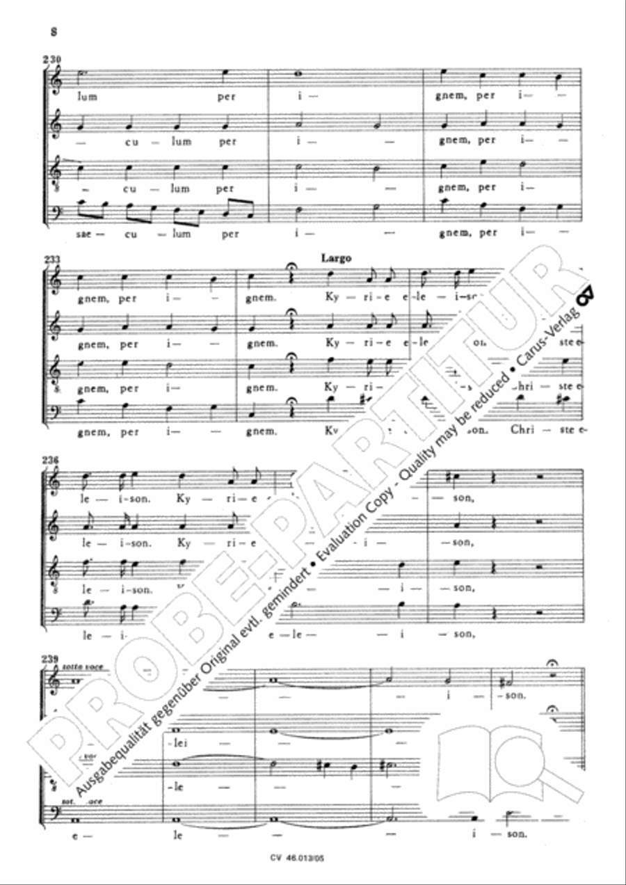 Libera me 4-Part scores gallery preview page 9