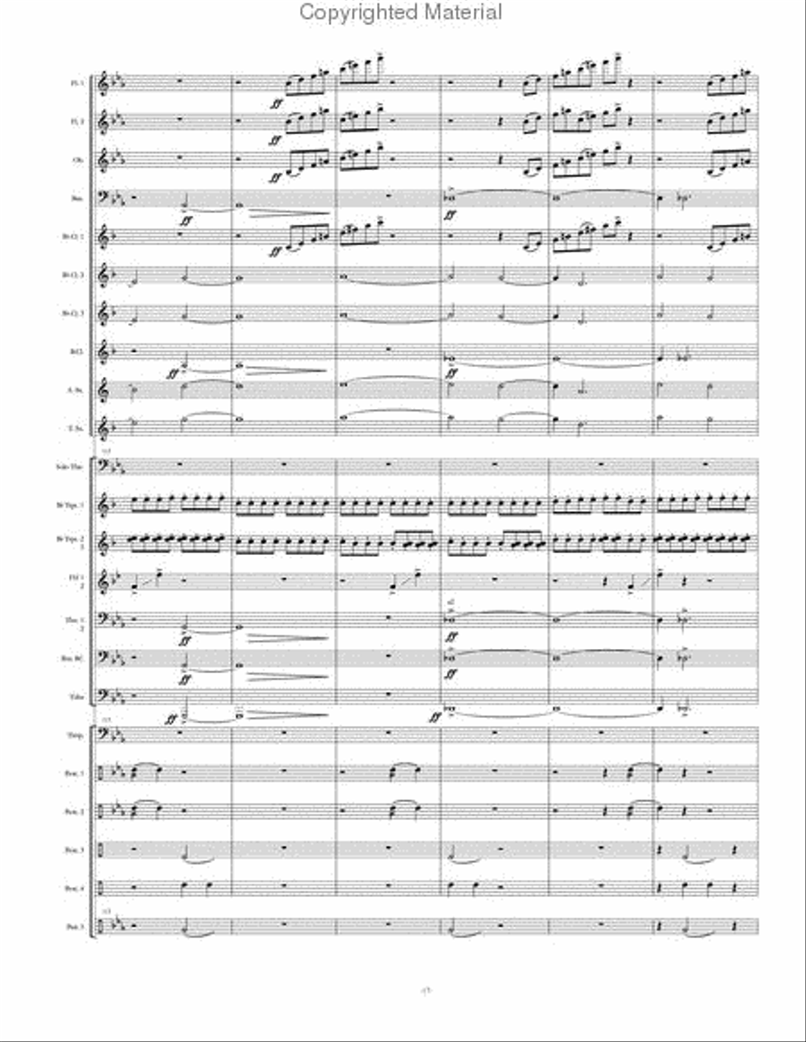Seminar Concert Band scores gallery preview page 18