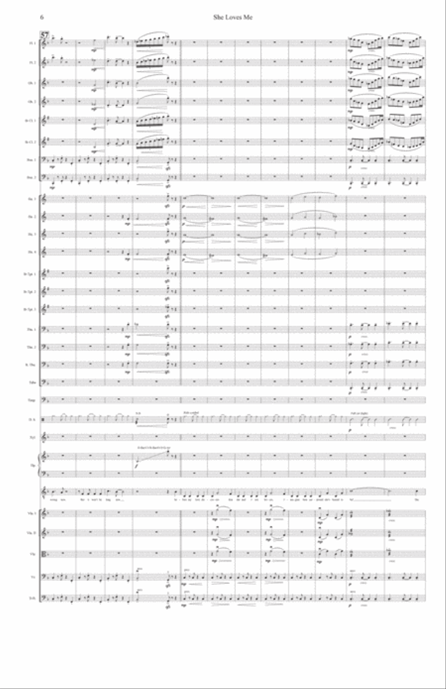 She Loves Me Full Orchestra scores gallery preview page 6