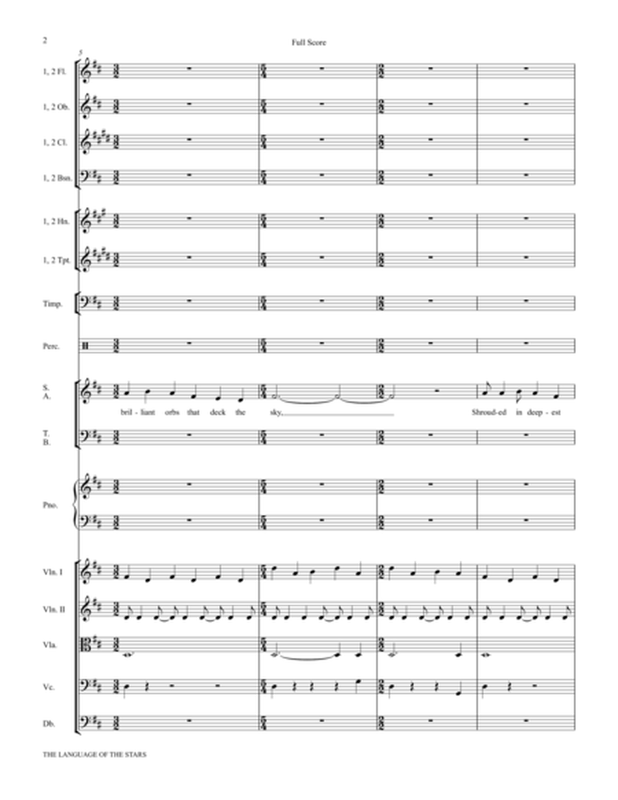 Language of the Stars (Full Orchestra) - Full Score