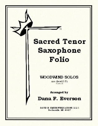 Book cover for Sacred Tenor Sax Folio