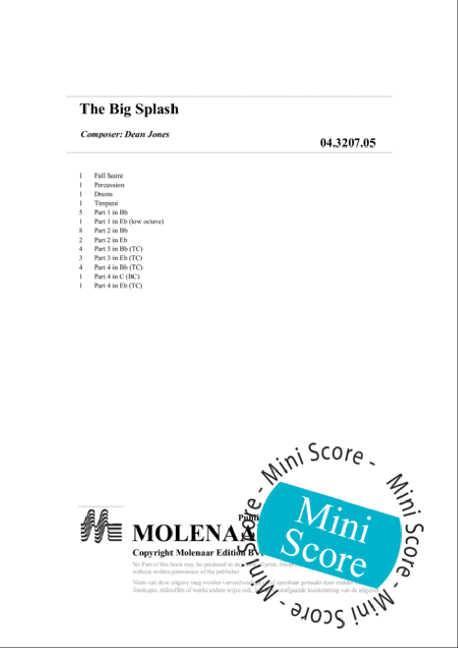 The Big Splash Brass Band scores gallery preview page 4