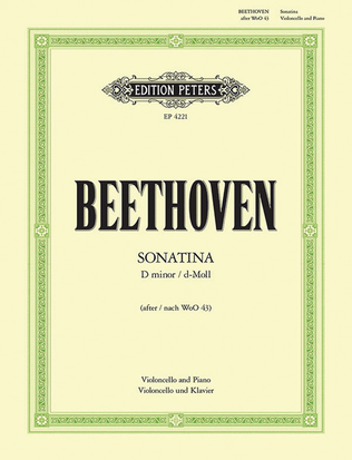 Sonatina for Mandolin and Harpsichord in D minor (Arranged for Cello and Piano)
