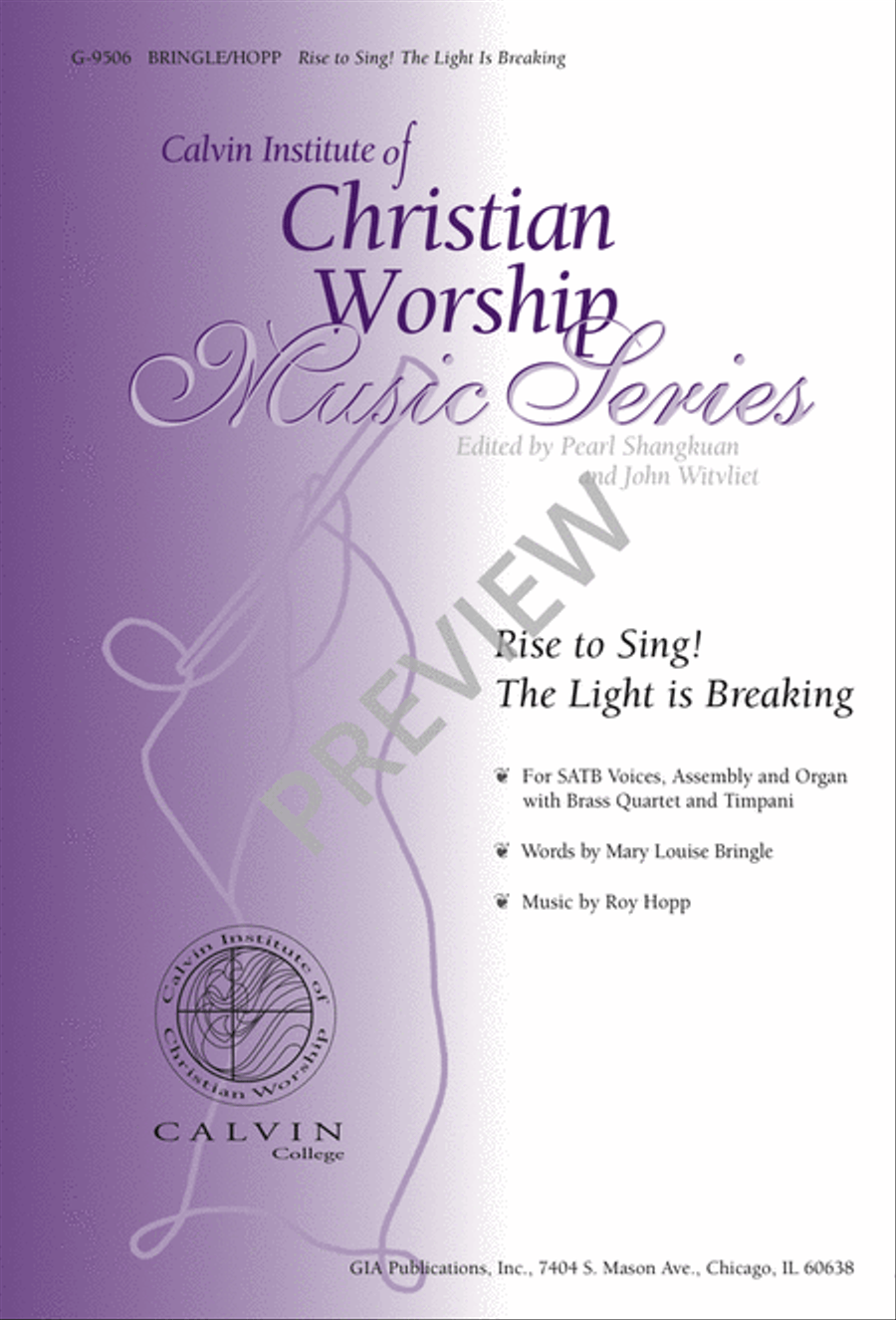 Rise to Sing! The Light is Breaking - Instrument edition Trombone scores gallery preview page 1