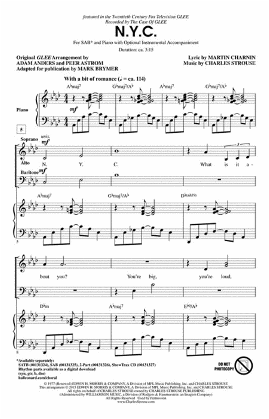 N.Y.C. 3-Part scores gallery preview page 2