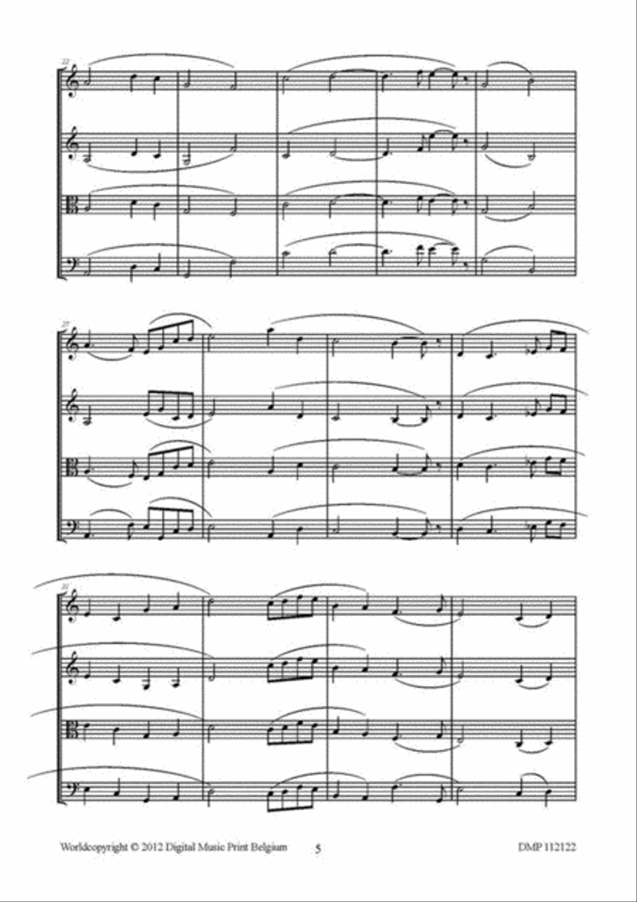 String Quartet 3 String Quartet 3 String Quartet scores gallery preview page 4