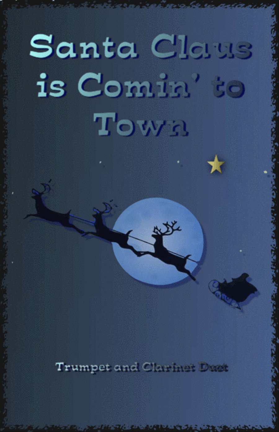Santa Claus Is Comin' To Town Clarinet scores gallery preview page 1