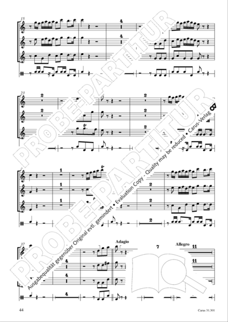 Bach for Brass 1: Cantatas I Voice scores gallery preview page 53