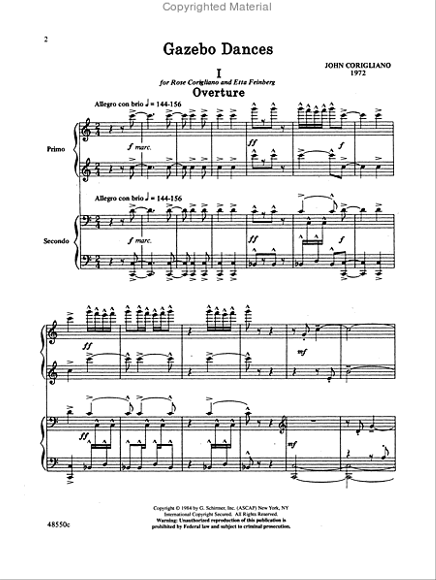 Gazebo Dances Piano Solo scores gallery preview page 2