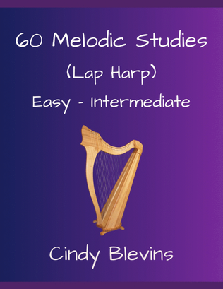 Book cover for 60 Melodic Studies for Lap Harp