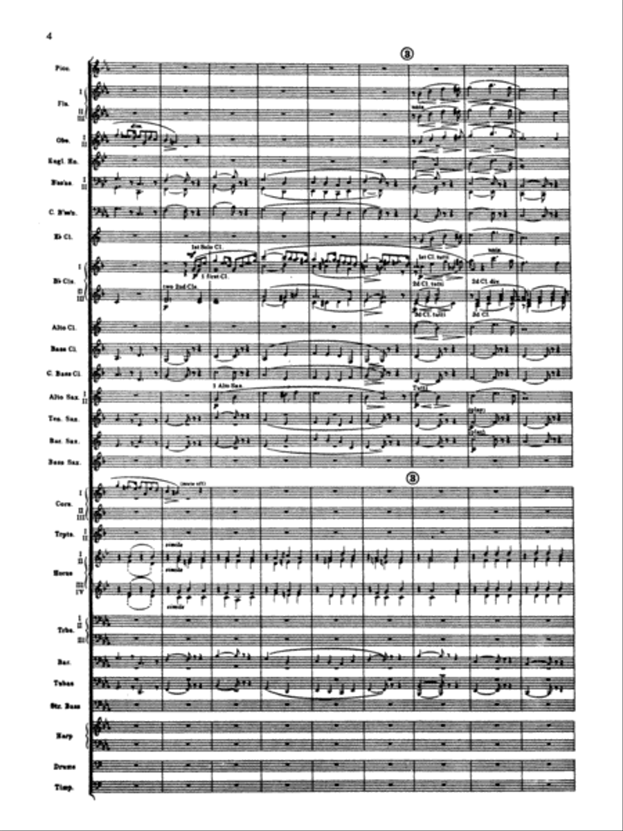 Elsa's Procession to the Cathedral: Score Concert Band scores gallery preview page 4