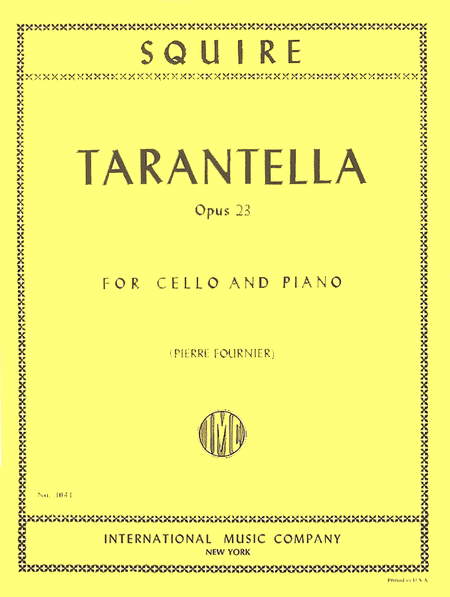 William Henry Squire (1871-1963): Tarantella, Opus 23