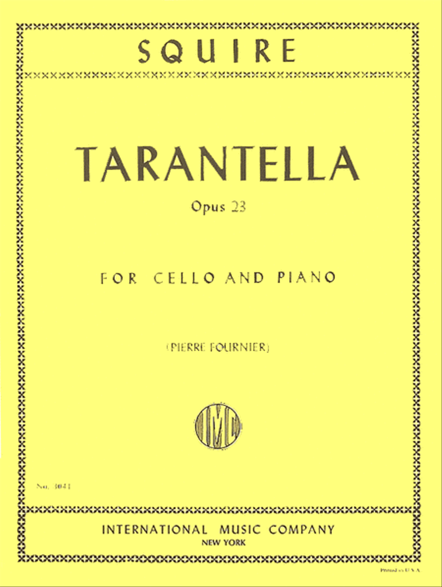 Tarantella, Opus 23 Piano Accompaniment scores gallery preview page 1