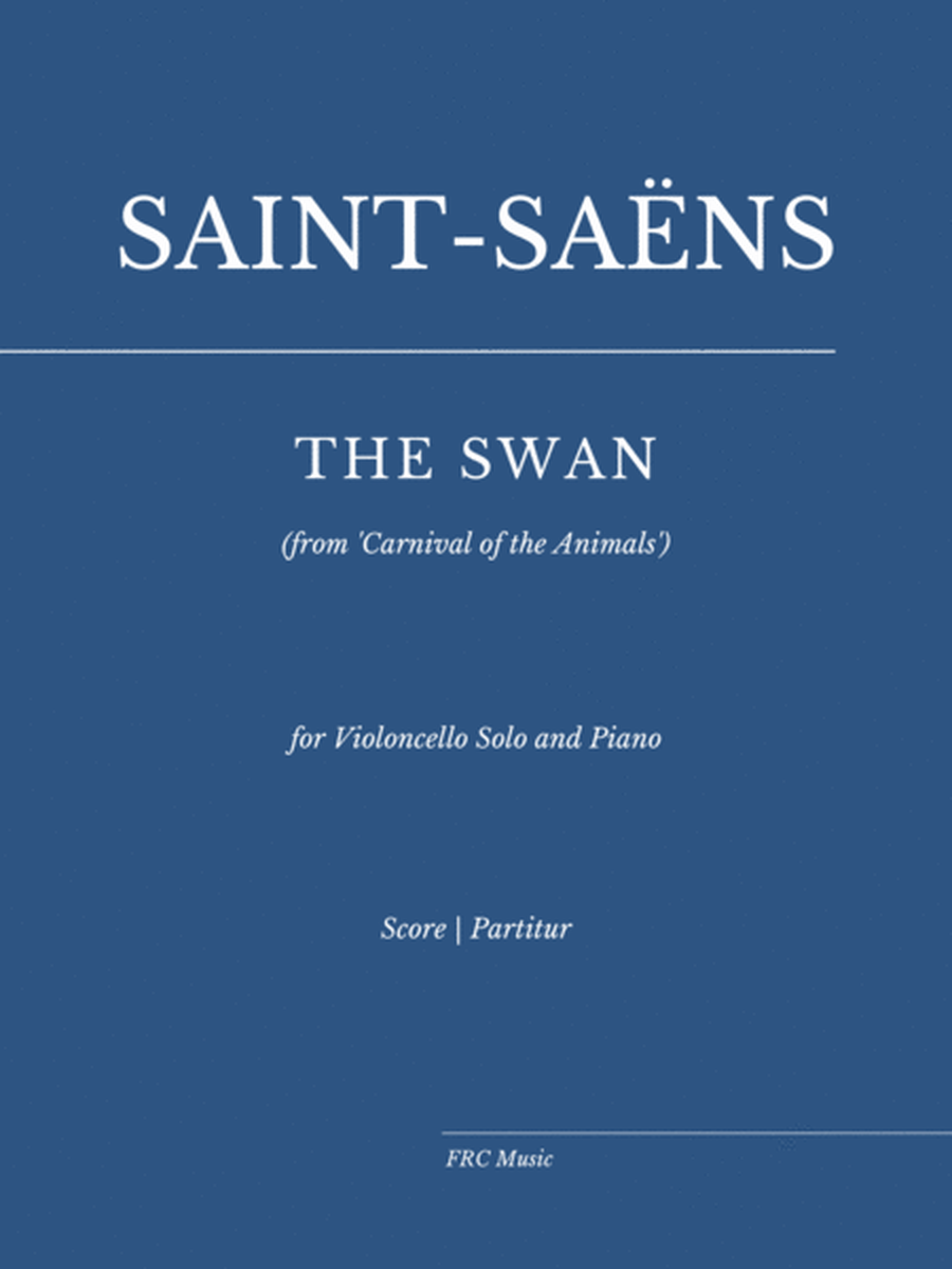 The Swan - for Violoncello Solo and Piano as played by Kathryn Stott and Yo Yo Ma image number null